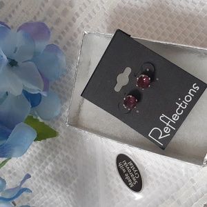SWAROVSKI Crystal Rose Pink 2 CTW Stud Earrings NEW!